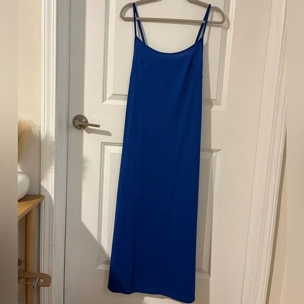 Hyacinth House Tuckernuck Blue Midi Dress - Medium